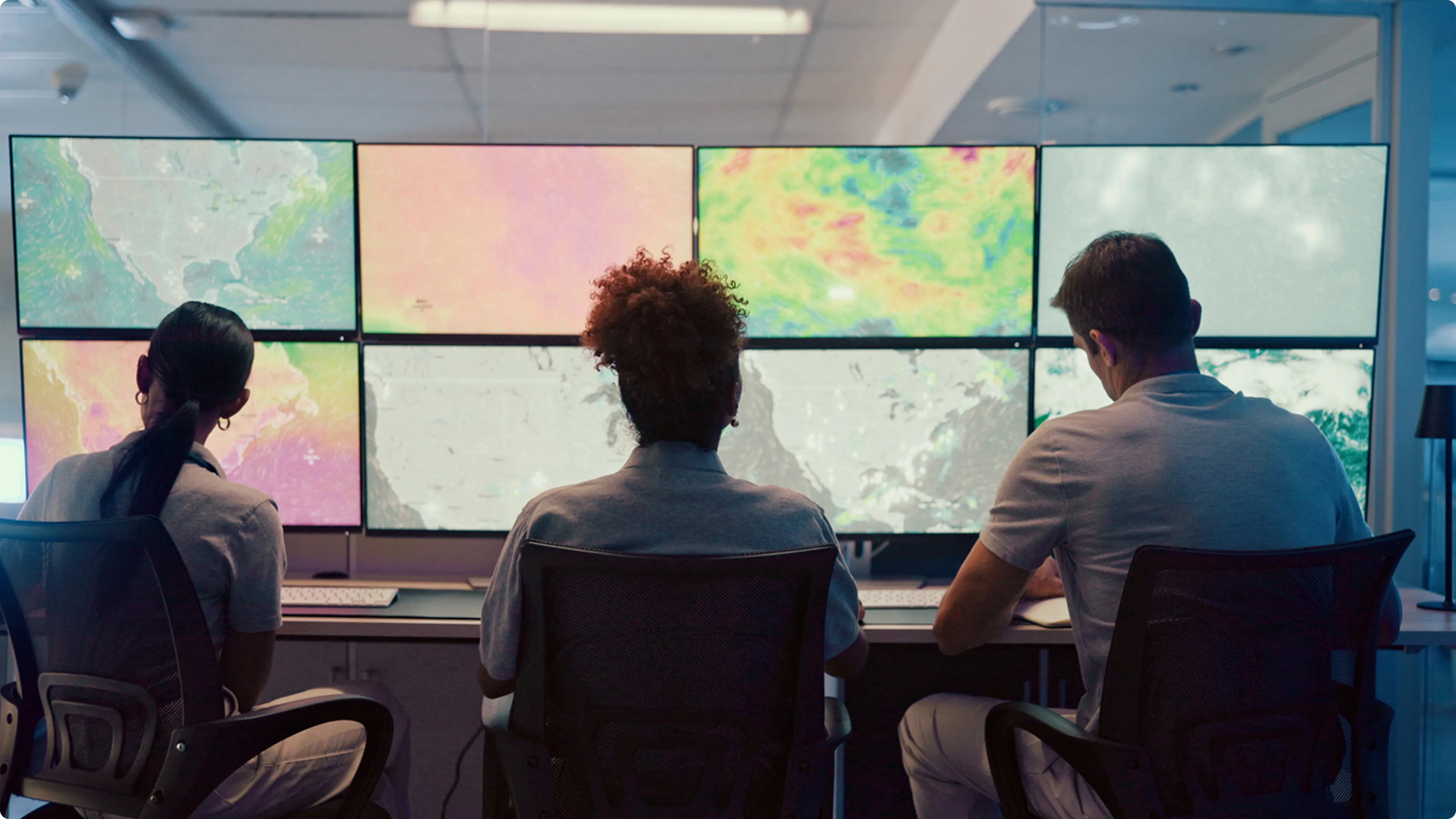 group of people working in microclimate