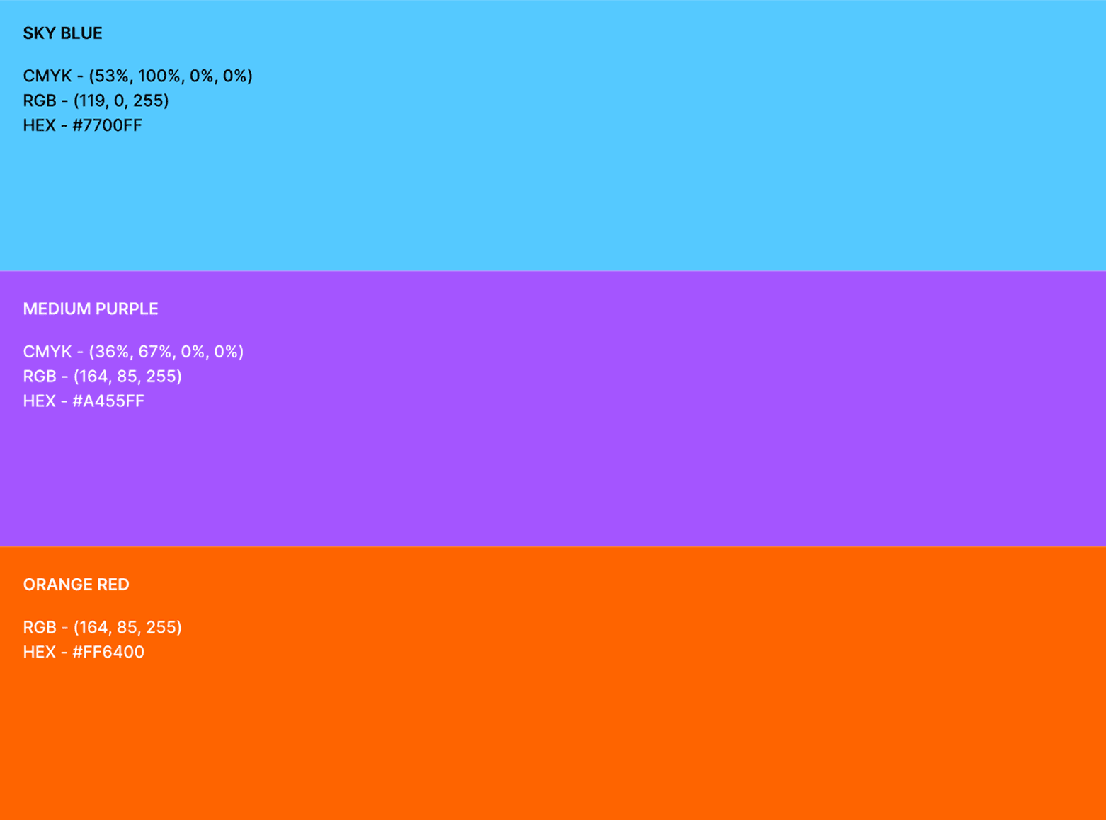 Paleta de cores